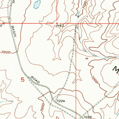 United States Geological Survey Happy Spring, WY (1953, 24000-Scale) digital map