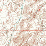 United States Geological Survey Happy Spring, WY (1953, 24000-Scale) digital map