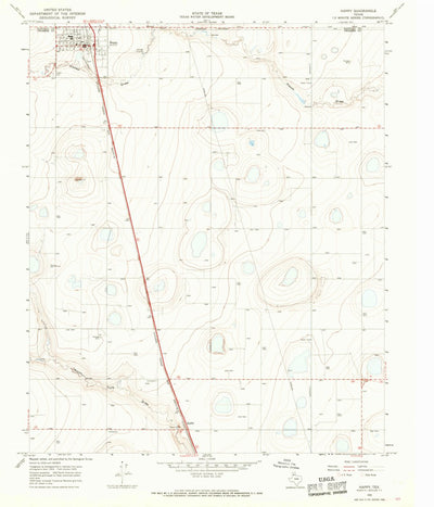 United States Geological Survey Happy, TX (1965, 24000-Scale) digital map