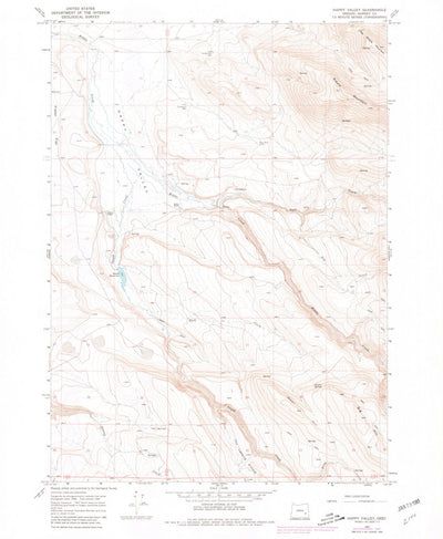 United States Geological Survey Happy Valley, OR (1967, 24000-Scale) digital map
