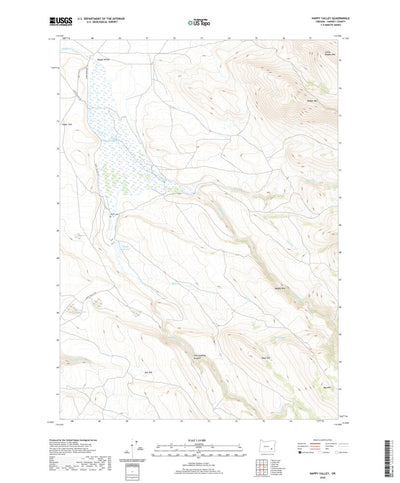 United States Geological Survey Happy Valley, OR (2020, 24000-Scale) digital map