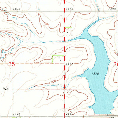 United States Geological Survey Harbine, NE (1970, 24000-Scale) digital map