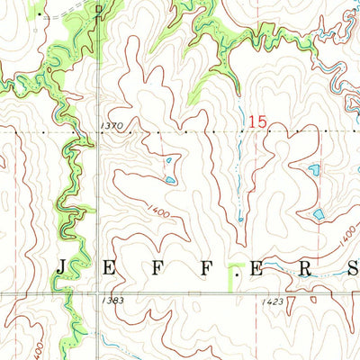 United States Geological Survey Harbine, NE (1970, 24000-Scale) digital map