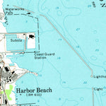 United States Geological Survey Harbor Beach, MI (1970, 24000-Scale) digital map