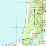 United States Geological Survey Harbor Springs, MI (1983, 24000-Scale) digital map