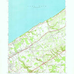 United States Geological Survey Harborcreek, PA (1960, 24000-Scale) digital map