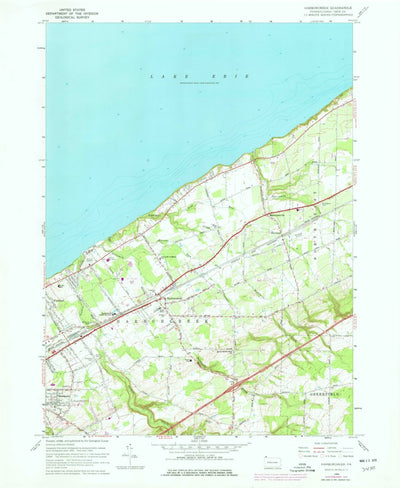 United States Geological Survey Harborcreek, PA (1960, 24000-Scale) digital map