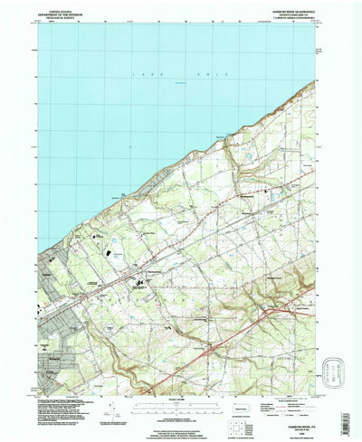 United States Geological Survey Harborcreek, PA (1996, 24000-Scale) digital map