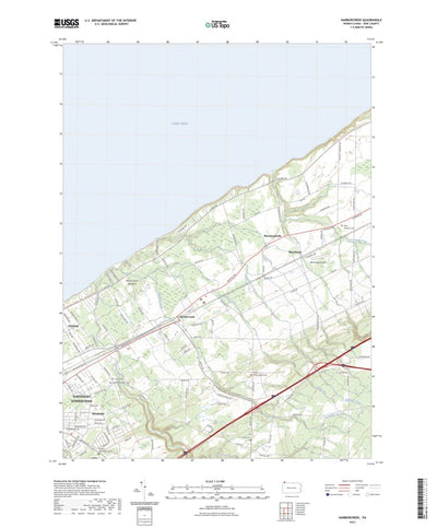 United States Geological Survey Harborcreek, PA (2023, 24000-Scale) digital map