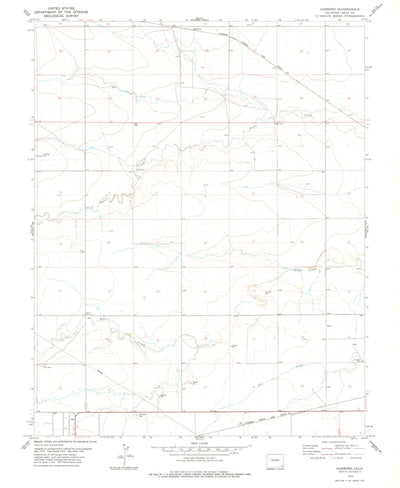 United States Geological Survey Harbord, CO (1978, 24000-Scale) digital map