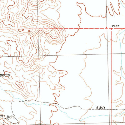 United States Geological Survey Harcuvar, AZ (1990, 24000-Scale) digital map