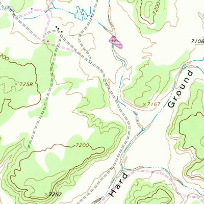 United States Geological Survey Hard Ground Flats, NM (1963, 24000-Scale) digital map