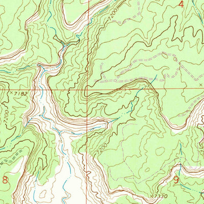 United States Geological Survey Hard Ground Flats, NM (1963, 24000-Scale) digital map