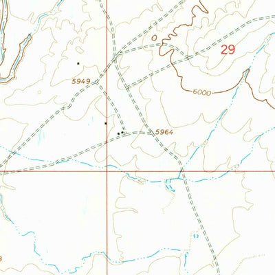United States Geological Survey Hard Rocks, AZ (1967, 24000-Scale) digital map