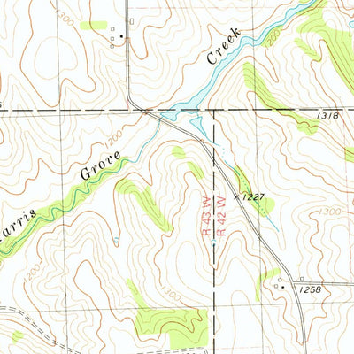 United States Geological Survey Hard Scratch, IA (1978, 24000-Scale) digital map