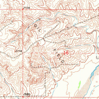 United States Geological Survey Hardesty NE, OK (1968, 24000-Scale) digital map