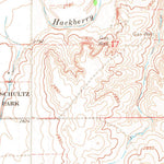 United States Geological Survey Hardesty, OK (1968, 24000-Scale) digital map
