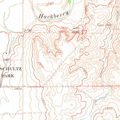 United States Geological Survey Hardesty, OK (1968, 24000-Scale) digital map