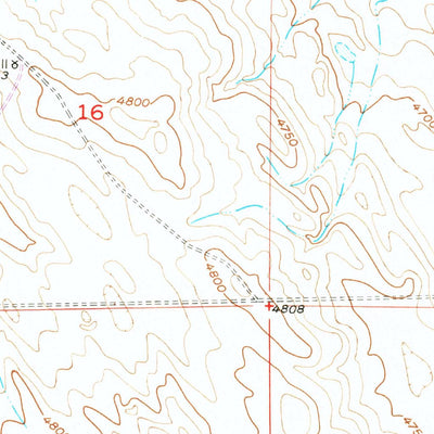 United States Geological Survey Hardin, CO (1950, 24000-Scale) digital map