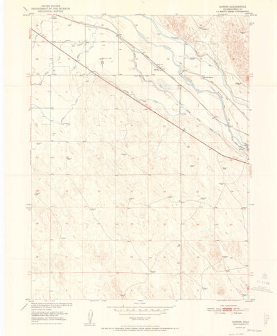United States Geological Survey Hardin, CO (1951, 24000-Scale) digital map