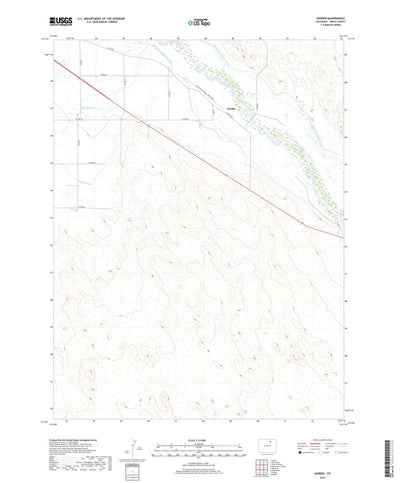 United States Geological Survey Hardin, CO (2019, 24000-Scale) digital map