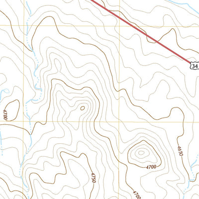 United States Geological Survey Hardin, CO (2022, 24000-Scale) digital map