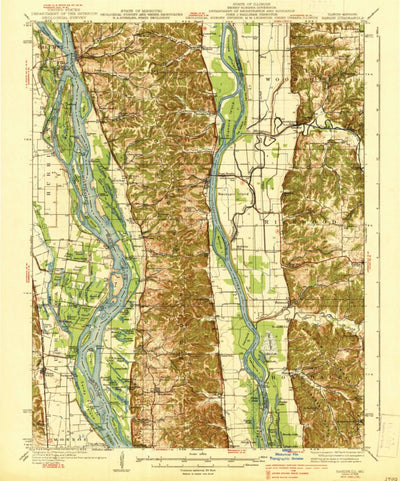 United States Geological Survey Hardin, IL-MO (1938, 62500-Scale) digital map
