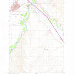 United States Geological Survey Hardin, MT (1960, 24000-Scale) digital map