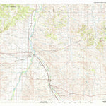 United States Geological Survey Hardin, MT (1981, 100000-Scale) digital map