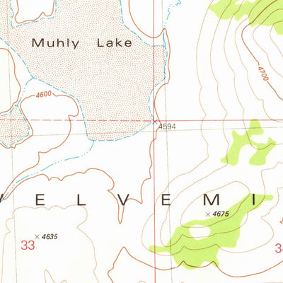 United States Geological Survey Hardin Ranch, OR (1981, 24000-Scale) digital map