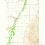 United States Geological Survey Hardin SW, MT (1960, 24000-Scale) digital map