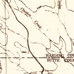 United States Geological Survey Harding, SD (1935, 125000-Scale) digital map