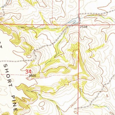 United States Geological Survey Harding, SD (1977, 24000-Scale) digital map