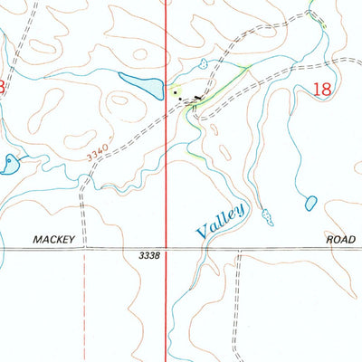 United States Geological Survey Harding, SD (1993, 24000-Scale) digital map