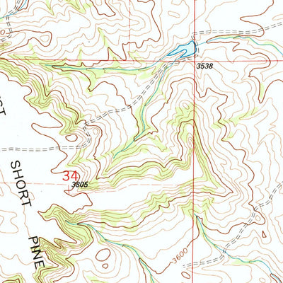 United States Geological Survey Harding, SD (1993, 24000-Scale) digital map