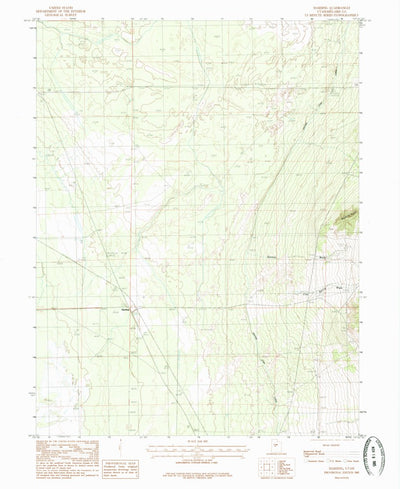United States Geological Survey Harding, UT (1985, 24000-Scale) digital map