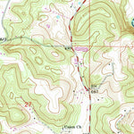 United States Geological Survey Hardinsburg, IN (1966, 24000-Scale) digital map