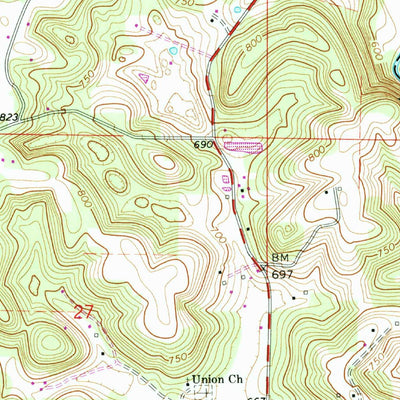 United States Geological Survey Hardinsburg, IN (1966, 24000-Scale) digital map