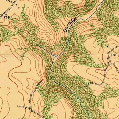 United States Geological Survey Hardinsburg, KY (1947, 24000-Scale) digital map