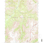 United States Geological Survey Hardluck Mountain, WY (1991, 24000-Scale) digital map