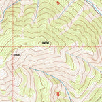 United States Geological Survey Hardluck Mountain, WY (1991, 24000-Scale) digital map