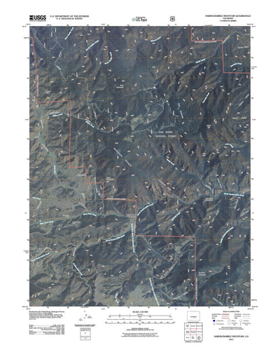 United States Geological Survey Hardscrabble Mountain, CO (2011, 24000-Scale) digital map