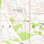 United States Geological Survey Hardscrabble Mountains, NM (1981, 24000-Scale) digital map