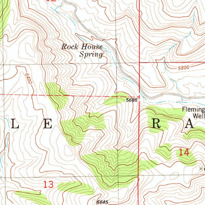 United States Geological Survey Hardscrabble Mountains, NM (1981, 24000-Scale) digital map