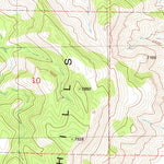 United States Geological Survey Hardscrabble Mountains, NM (1981, 24000-Scale) digital map