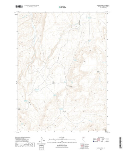 United States Geological Survey Hardscrabble, NV (2021, 24000-Scale) digital map