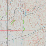 United States Geological Survey Hardtner NW, KS (1973, 24000-Scale) digital map