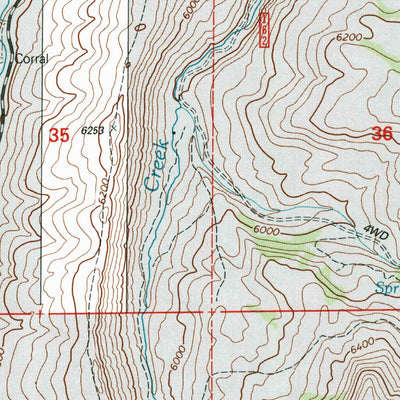 United States Geological Survey Hardware Ranch, UT (1998, 24000-Scale) digital map