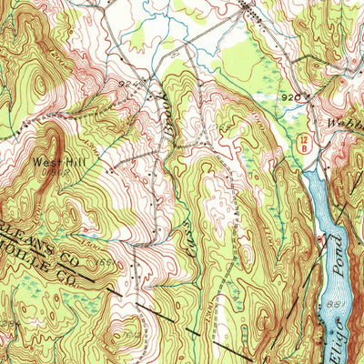 United States Geological Survey Hardwick, VT (1951, 62500-Scale) digital map
