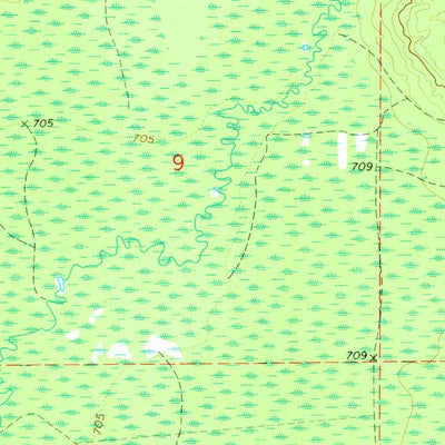United States Geological Survey Hardwood Island, MI (1972, 24000-Scale) digital map